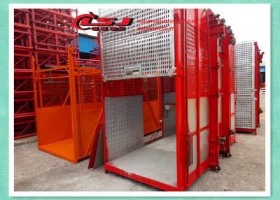 China Man And Material Construction Elevator Double Cage Overload Protection for sale