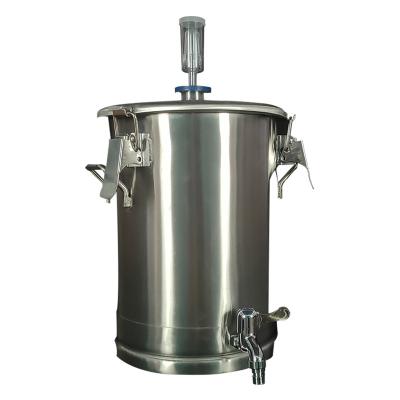 China food & Beverage Factory 15L Liquor Household Stainless Steel Wine Fermenter Fermentation Tank For Vodka/Liquor/Wine/Beer for sale