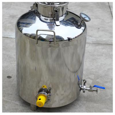 China food & Beverage Factory Alcohol Distiller 100L Fermentation Tank for sale