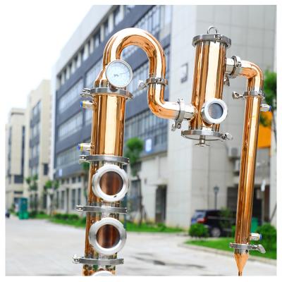 China food & Beverage Factory New Sept Liquor Distiller Machine 200L Home Liquor Super Reflux Whiskey/Race/Sprits Stillery Copper Still for sale