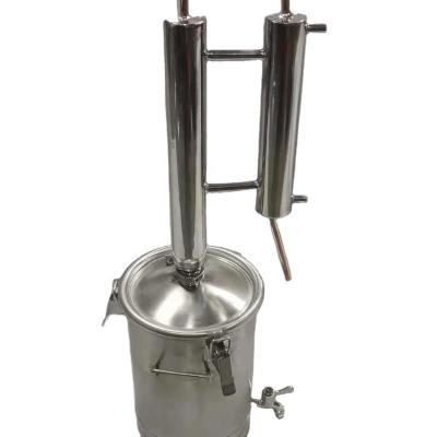 China Winery Still Illegal Alcohol 5.8 Gallon 22 Liter Stainless Steel Distillation Wine Distiller Kit Home Brewing Alcohol Kit for sale