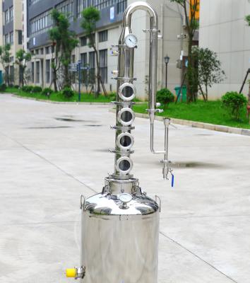 China food & Beverage Plant Stainless Steel Capacity 100L Distillation Machinery for sale