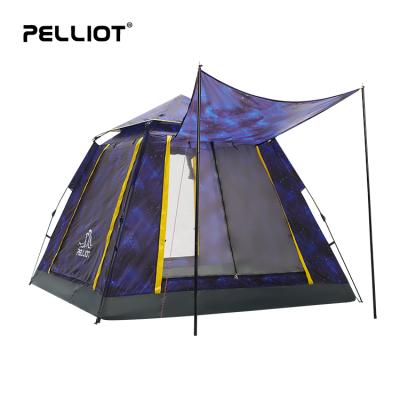 China Straight Bracing Type Automatic Outdoor Waterproof Camping Tent 4-5 Person Family Tent for sale