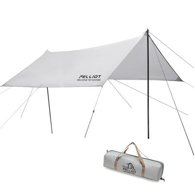 China Wholesale Large Space China Sunshade Canopy Tent Ultralight Waterproof Camping Tarpaulin for sale