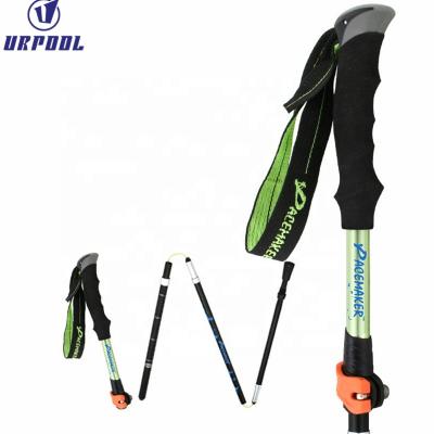 China 1pcs Ultralight EVA Alpenstocks Folding Trekking Poles Climbing Stick for sale