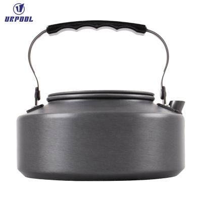 China Eco-friendly Camping Teapot Pot, 1.1L Portable Camping Water Kettle Teapot Coffee Ultralight Outdoor Rising Aluminum Pot for sale