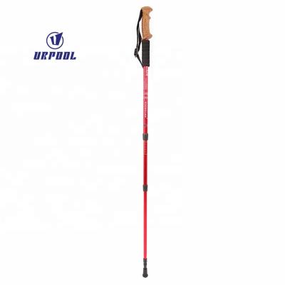 China Cork Straight Leg Section 3 Sticks Aluminum Alloy 6061 Rod Lock Multifunctional Step Outside for sale