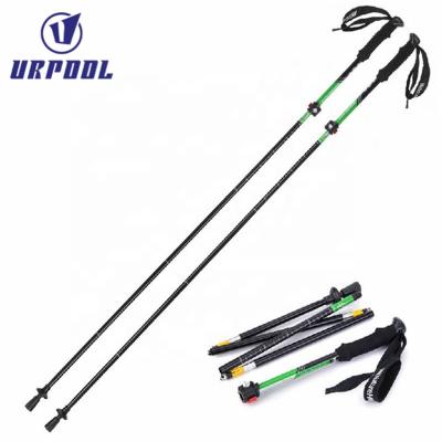 China EVA Folding Collapsible Travel Hiking Walking Trekking Poles / Women Shorter Poles for sale