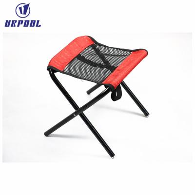 China 6061 Aluminum Camping Stools Seat Lightweight Folding Riser Chair For Fishing Picnic BBQ Beach for sale