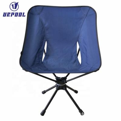 China 360-Degree Lightweight Folding Camping Chair Swivel Compact Chair Easy-Carrying Chair For Outdoor Hunting Travel for sale