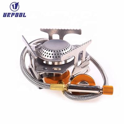 China Lightweight Portable Folding Backpacking Stove Stoves Outdoor Camping Gas Stove For Outdoor Cooking for sale