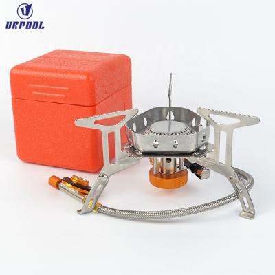 China Lightweight High Quality Mini Stove Outdoor Survival Gas Folding Camping Stove For Outdoor Cooking for sale