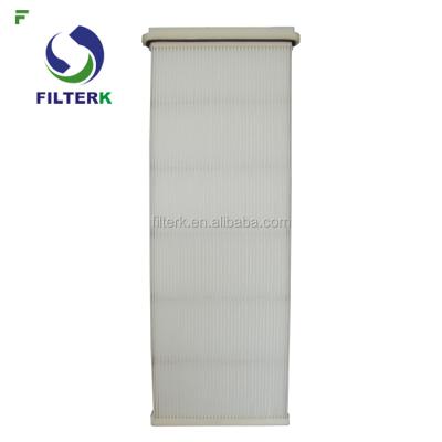 China Polyester FILTERK PG4411 Silotop 100% Flat Window Direct Access Storage Dust Collector Cell Filter Element for sale