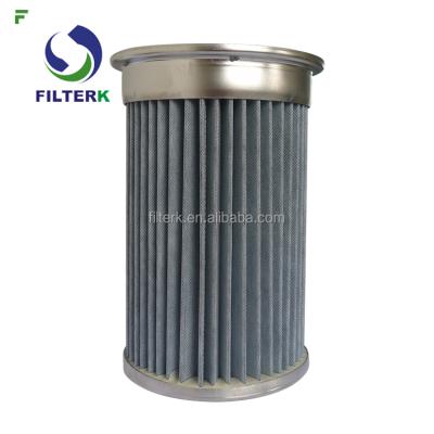 China Polyester + PTFE FILTERK Piab 0112310 PTFE Pleated Clean Side Removal Cartridges for sale