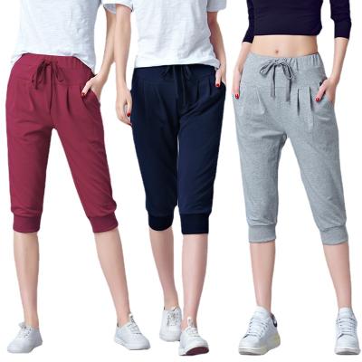 China Workable Pants For Women Summer Harem Waisted Capris Women Joggers High Elastic Loose Calf Length Sweatpants 5XL 6XL for sale