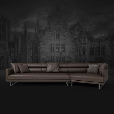 China Removable Cover Genuine Leather Sofa Living Room Sectional Sofa for sale