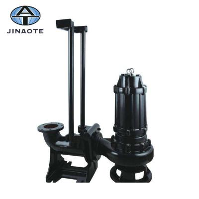 China No-Clogging Wastewater Treatment Plant Coupling Submersible Sewage Pump for sale