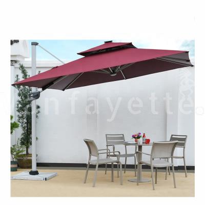 China With Or Whitout Light Outdoor Patio Rome Umbrella Umbrella Parasol With Light Stand 3x3m Parasol_Umbrella for sale