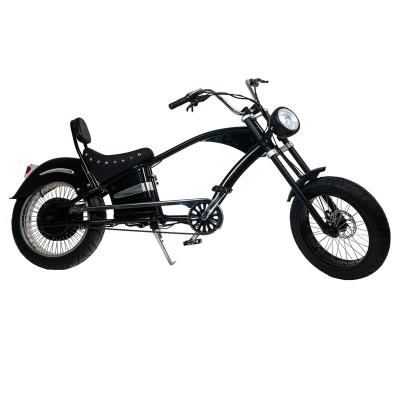 China Standard Big Tire Electric Bike 500w Chopper Ebike Vintage Style Motor Ebike for sale