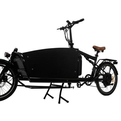 China 2 Wheel Steel Bicycle Electric Cargo Bike Battery Assist Electric Adult Cargo Bike for sale