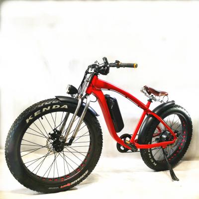 China Aluminum Alloy Front Fork Suspension Mountain 500W 36V Fat Tire Electric Bike for sale