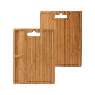 China Sustainable Bamboo Cutting Board Set With Groove Household Bamboo Wooden Cutting Board Cutting Board for sale