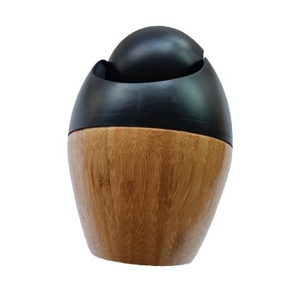 China China Eco-friendly Plastic Bamboo Trash Can, Household Ash-trash Can, Dustbin for sale