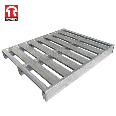 China Torin DZ453 Storage Packing Support Galvanized Iron Storage Tray For Forklift Metal Pallet Wire Mesh Pallet Four Way Container for sale