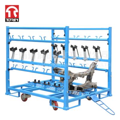 China Torin LK15 Adjustable Multifunctional Workshop Bench For Automobile Engine Rack Roll Cart Wire Mesh Pallet Container for sale