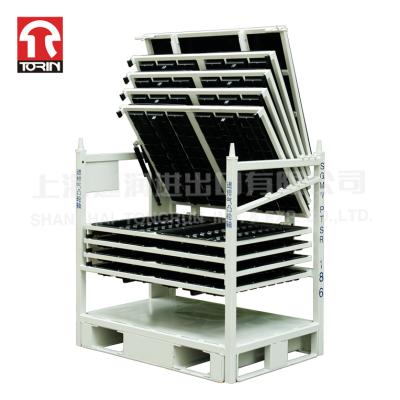 China Heavy Duty Logistics Transport Torin DZ01 Warehouse Pallet Truck Parts Rack Metal Pallet Wire Mesh Container for sale