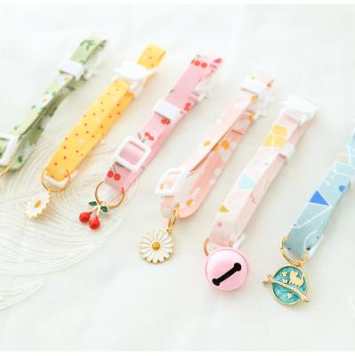 China Wholesale Custom Designer Adjustable Accessories Designer Pet Collars Luxury Cute Cat Bell Collar Dog Collar Quick Release For Pets for sale