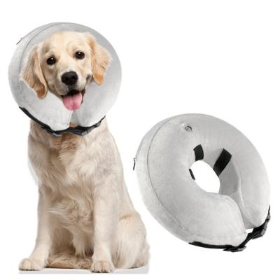 China Wholesale Custom Protective Soft Dog Cone Inflatable Cone Core Collar Recovery For Pet RT-09004 for sale