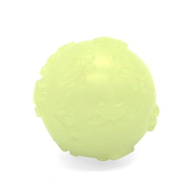 China 2022 New Style Glow-in-the-Dark Stocked Dog TPR Squeak Toy Dog Chew Toy for sale