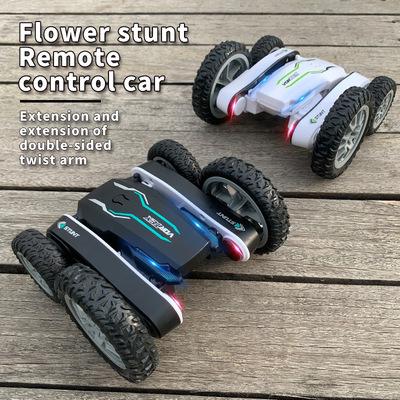 China RC Model 2 in 1 360 Degree Rotating RC Car with Lightweight Remote Control Auto Balance Replace Double Side Track Stunt Tank Car for Kids for sale