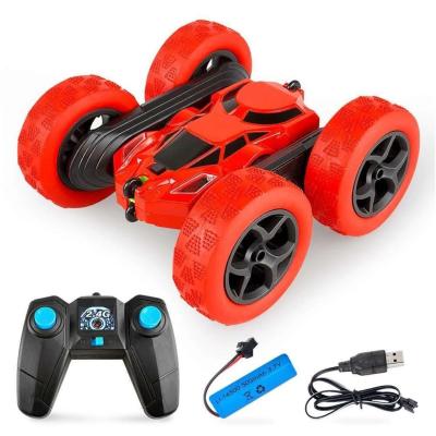 China 2020 Hot Sale RC 1/16 Racing Car 2.4G 4WD Double Sided RC Model Mini RC Stunt Car 360 Degree Rotation Car for sale