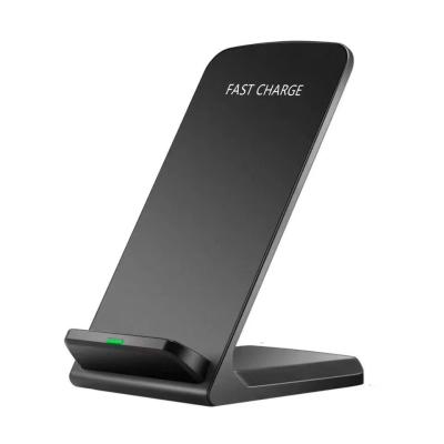 China Fast Wireless Charger 2 Coil Stand Wireless Charger 10W Qi 10W Fast Charger Dock for sale