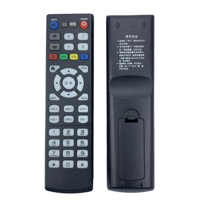 China Hot Selling Multi-funtion Universal DVD Player Automatic Android LCD Smart RF Learning Black TV Code stb Remotes With 41 Keys for sale