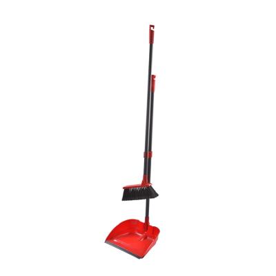 China Household/Long Handle Industrial Cleaning Dustpan with Broom Sweeping Broom for Household/Industrial Cleaning for sale