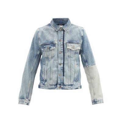 China HUNTW Winter Vintage Blue Mens Breathable Jeans Denim Jacket for sale