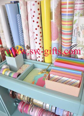 China Colorful Gift Wrapping Paper Roll Wrap types of gift wrapping paper Modern gift packing for sale