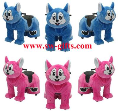 China Walking animal electric plush battery toy to ride ride on horse High Quality for sale