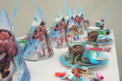 China Moana movie Maui Kids Birthday Party Decoration Set Party Supplies Baby Birthday Party Pack event party supplies for sale