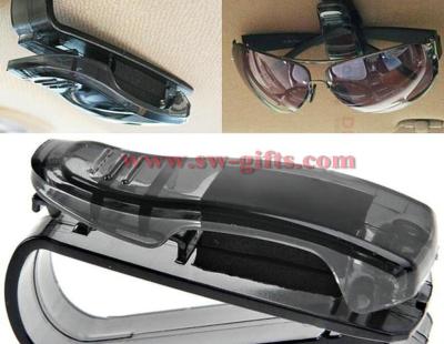 China Car Sun Visor Glasses Sunglasses Ticket Receipt Card Clip Storage Holder Storage Shelf Car Organizer Accessories Platic for sale