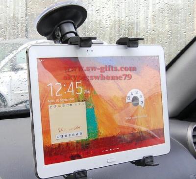 China Hot Sale 7-10 inch Tablet PC Universal Car Windshield Suction Mount Holder Stand For iPad Rotary,Cleanable base disc for sale