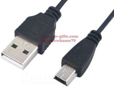 China NEW Mini USB 2.0 A Male to Mini 5 Pin B Charge Data Cable Adapter For MP3 Mp4 Player Digital Camera phone for sale