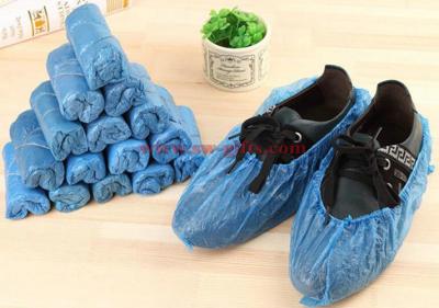 China 100 Pcs / Pack Portable Plastic Disposable Shoes Covers Overshoes Home Cleaning for sale