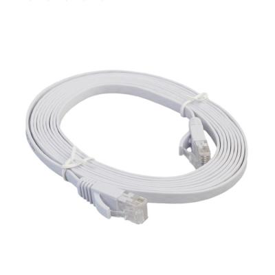 China High Quality Polythene (PE) PVC Jacket RJ45 RJ45 RJ45 Flat Cat6 Lan Cable UTP RJ45 Connector Ethernet Patch Cord for sale