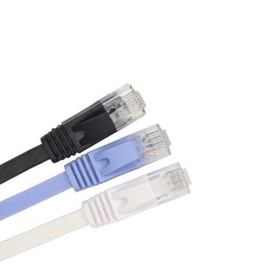 China Network Patch Cables Performance UTP Cat6 32AWG Flat Copper Cable Cat6 UTP High Speed ​​Patch Cable for sale