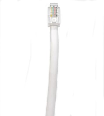 China White Line 4C Wire 20M Long 26AWG Telephone Extension Cord Telephone Cable Telephone Cable for sale