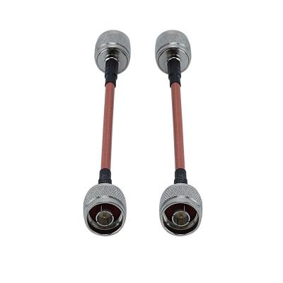 China Flexible Customized Male N Connector To Male N Connector RG-142 Coaxial Cable for sale